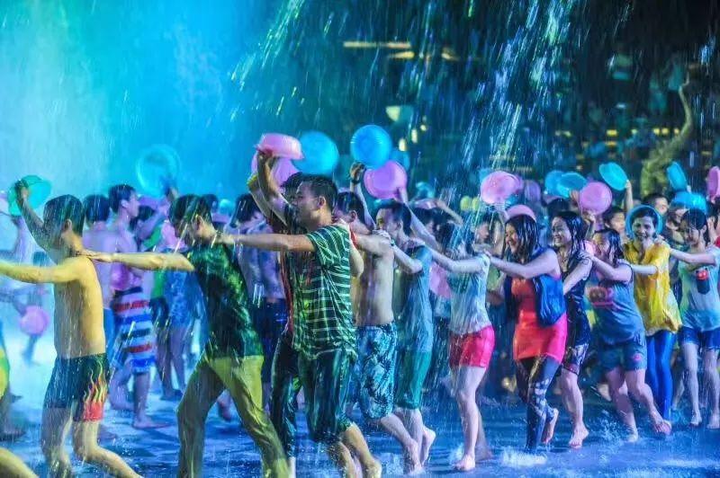 锦绣中华泼水节夜场心情,锦绣中华泼水节视频