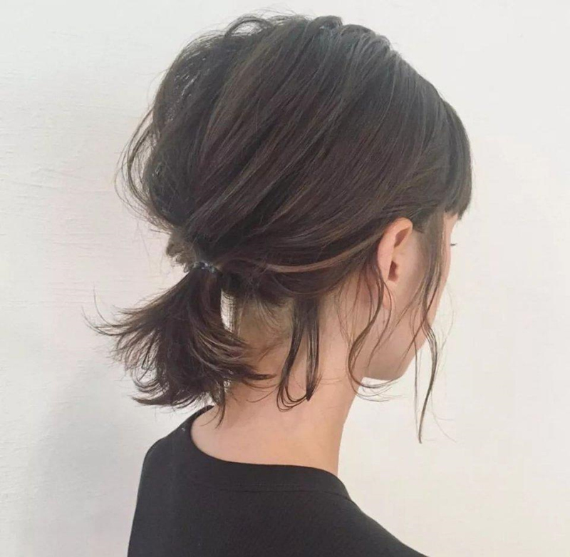 短发怎么扎才能扎出好看的头发,短发姑娘们可以这样扎更好看