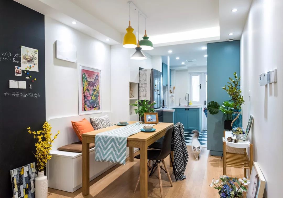 进门客餐厅一体户型设计,奇葩户型卧室和餐厅怎么设计