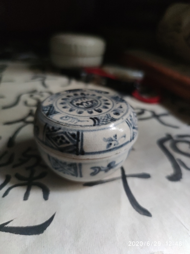 文房清供印盒大全,清文房青花小印盒图片