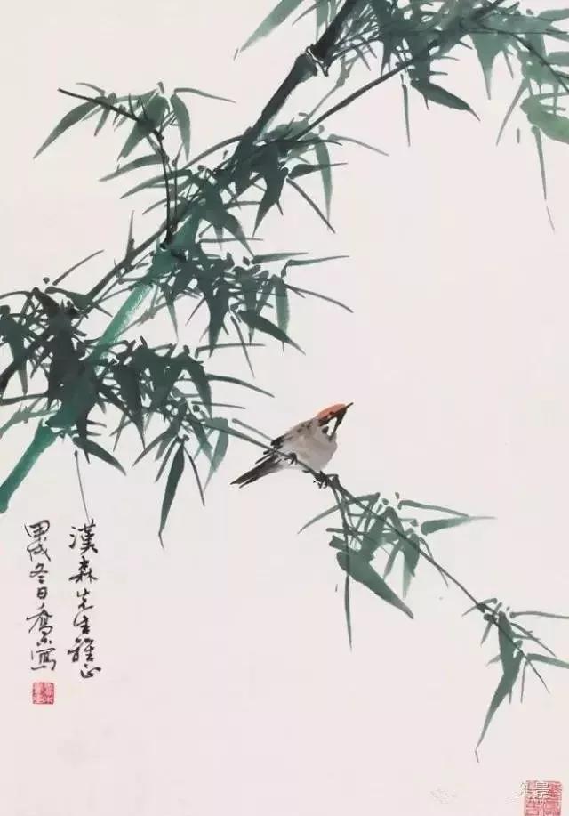 古今十大名家笔下的雪竹,这三位大师画雪景绝美