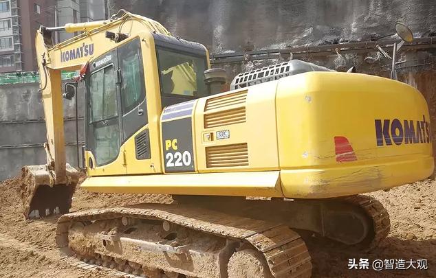 小松挖掘机结构图解大全,小松220-8挖掘机工作模式的原理