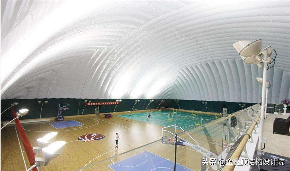 充气膜球馆成本,羽毛球馆充气膜