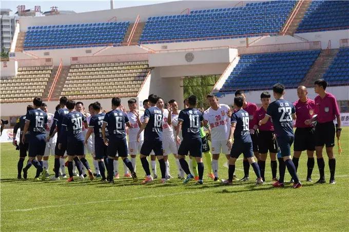 中冠联赛白银赛区开赛,赛事大场面