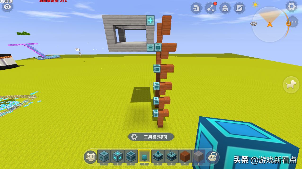 迷你世界黑科技全自动电梯教程,迷你世界黑科技小型电梯教程