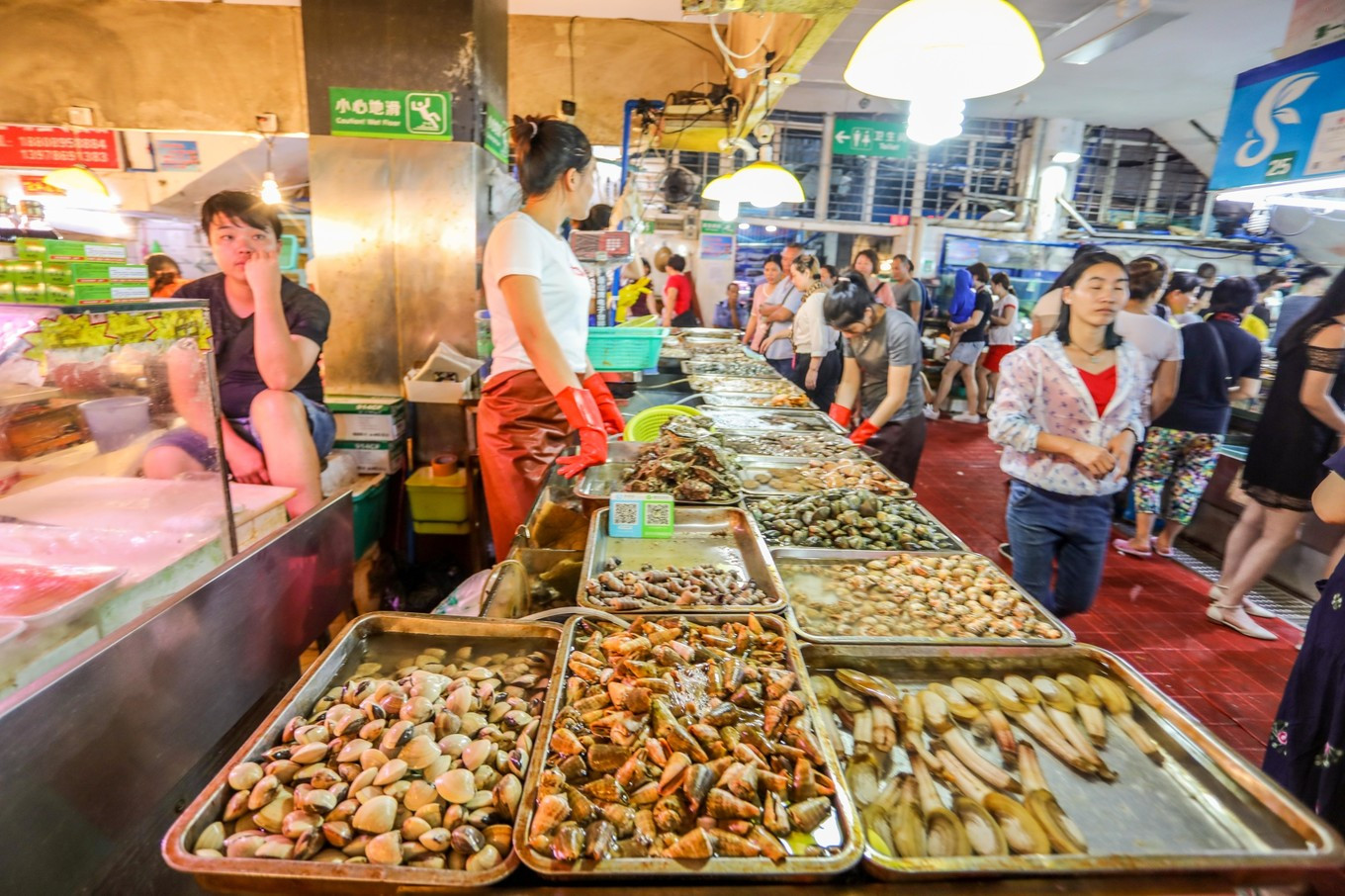 海鲜市场猫腻多购买海鲜需谨慎,买海鲜应该这样买才不会上当