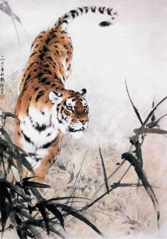 刘继卣画老虎,刘继卣的老虎画得最好