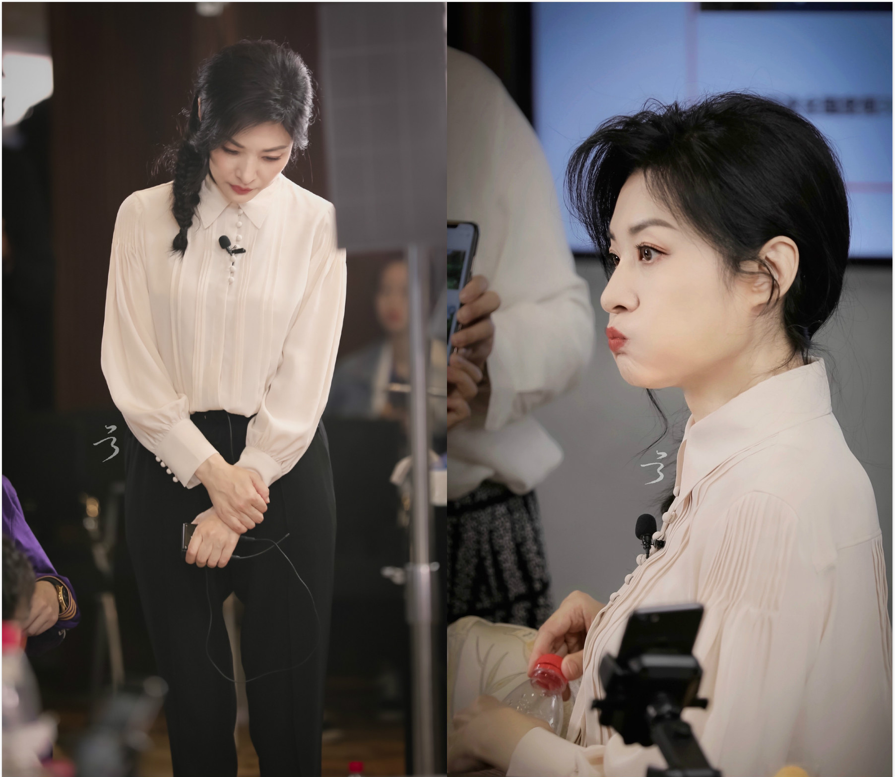 周涛知性穿搭,周涛西服穿搭