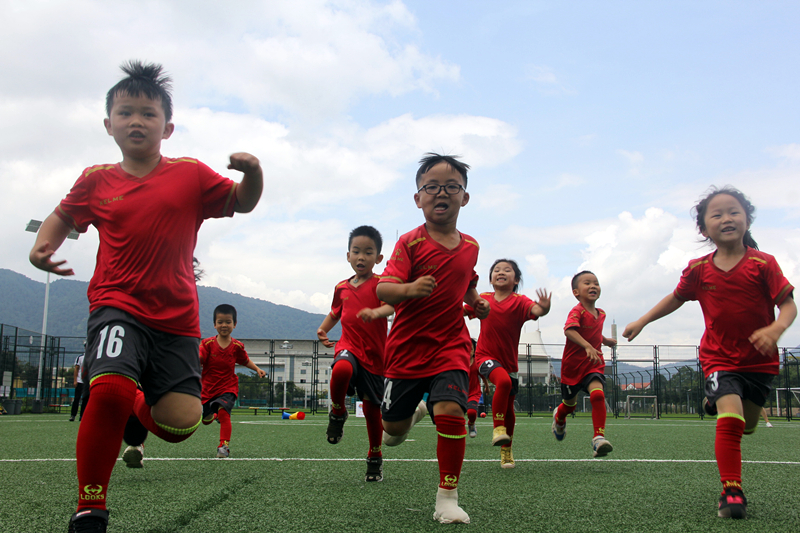 以球健体悦动童趣：昆明枫林盛景幼儿园的足球之路