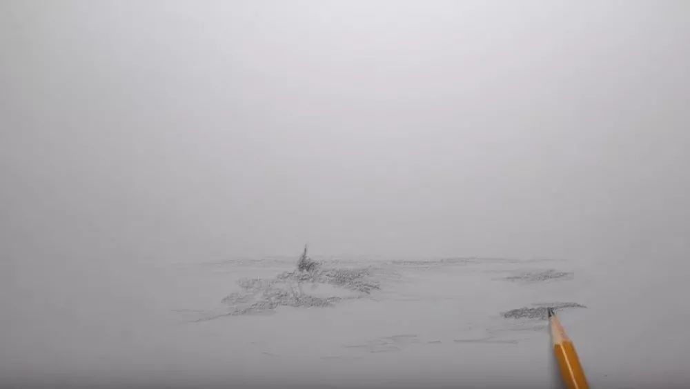 素描风景画基础教学,素描画法风景基础教程