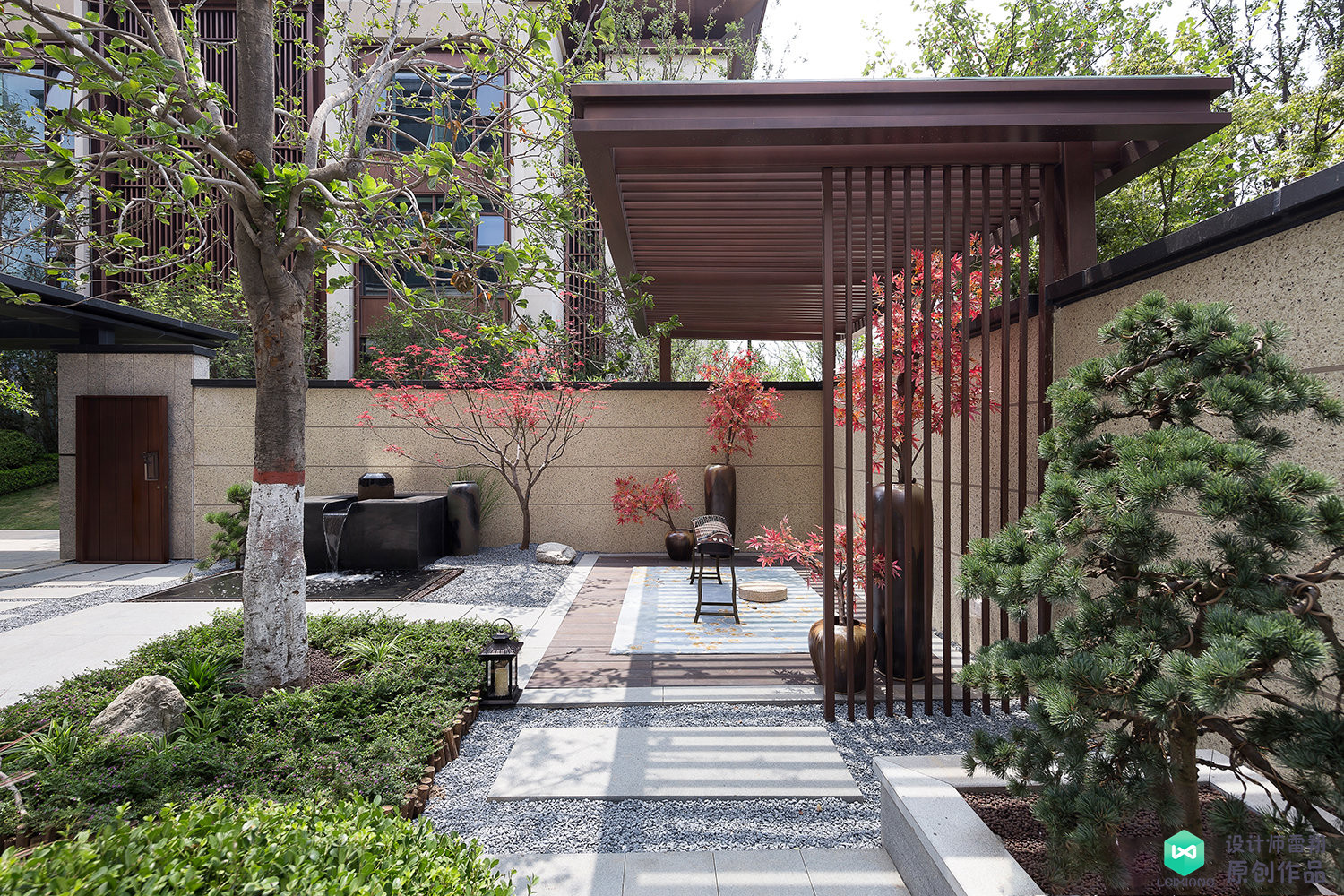 新中式庭院设计推荐,私家小院85个最美的庭院设计案例