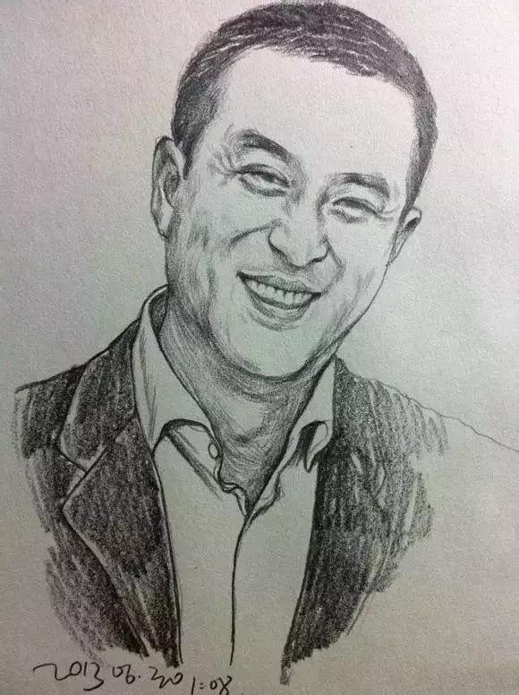 速写看一眼画一笔,用速写的方法画肖像画