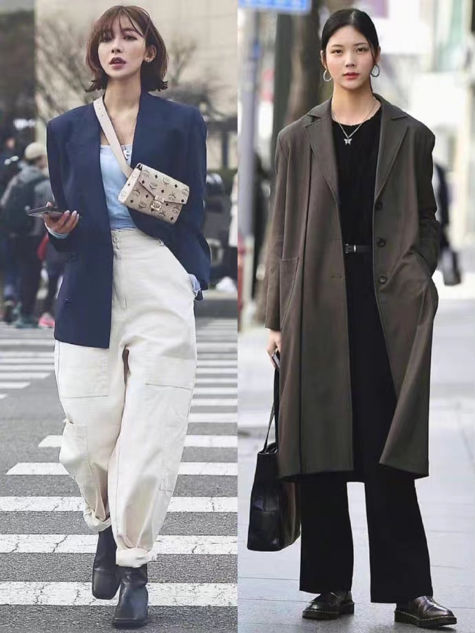 穿搭韩国小姐姐日常穿搭look,韩式穿搭秋冬千金大小姐风