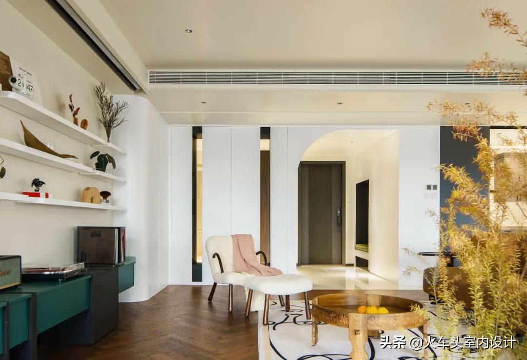 155㎡圆弧空间，三代同堂的无代沟共处