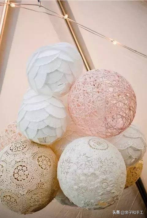 幼儿园气球手工贴画,创意手工气球印画