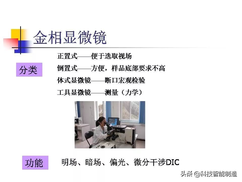 材料科学基础和金相分析,金属金相组织基本知识