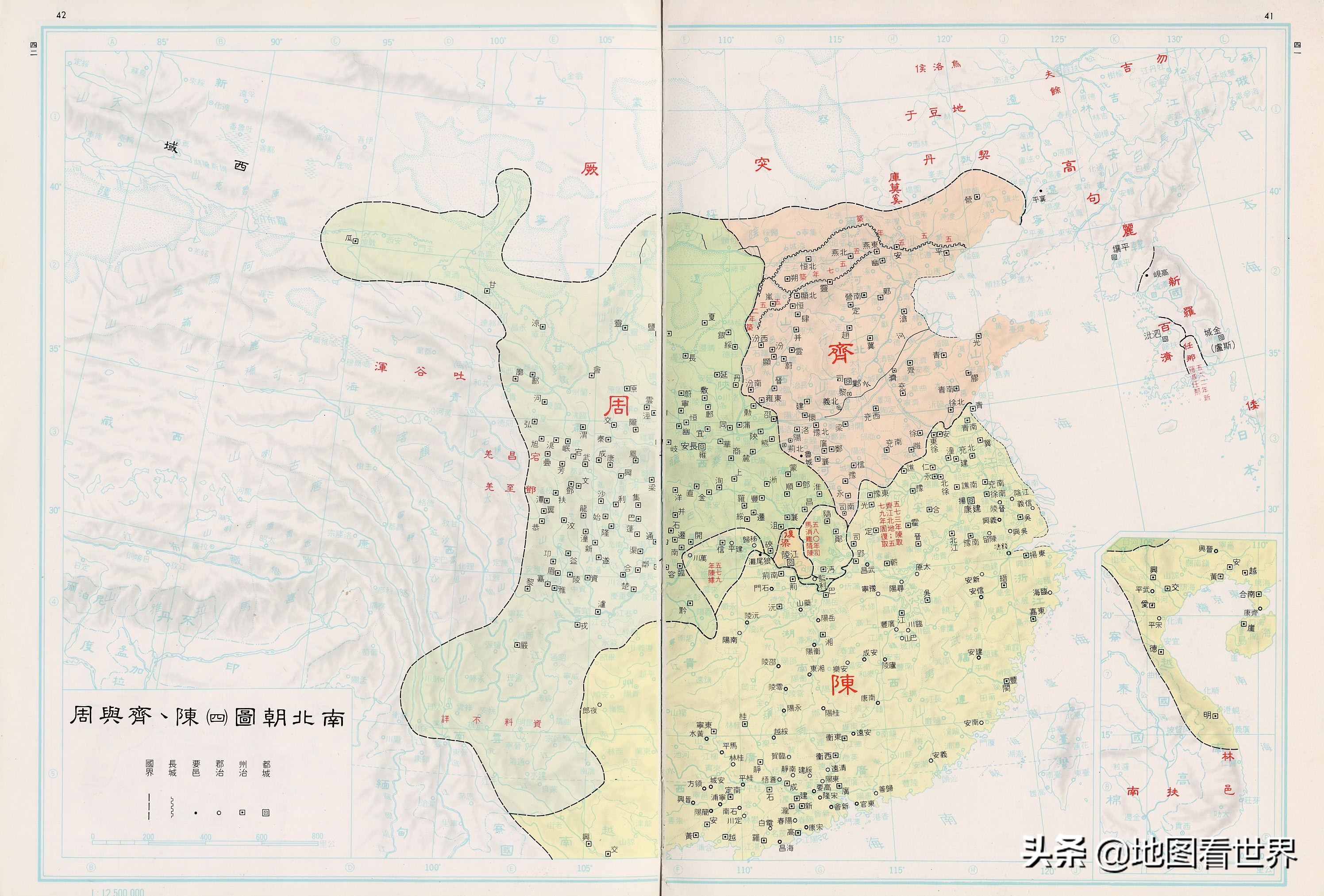 中国历史的各个朝代版图,中国历史朝代版图发展史讲解