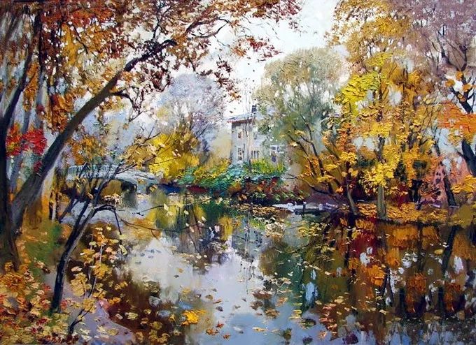 西欧大师画家的风景油画作品,卢卡斯风景油画作品