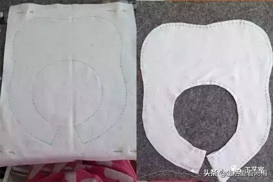 1-3岁宝宝专用围兜有袖子,宝宝布兜制作方法