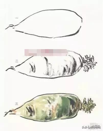 蔬菜怎么画最简单画法,水果蔬菜怎么画又简单