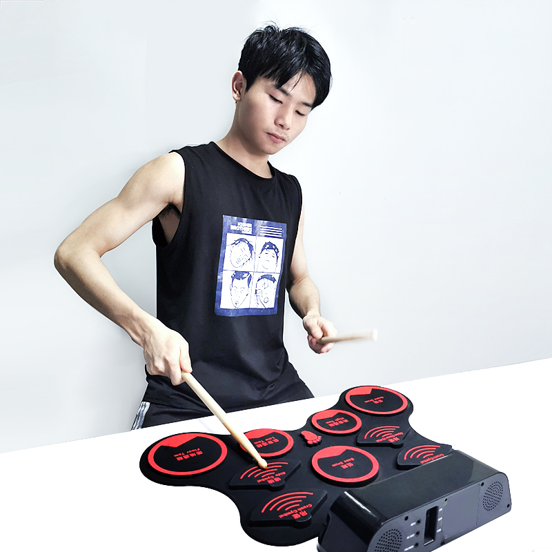 控场最in鼓获人心华芯康便携式手卷电子鼓火热来袭