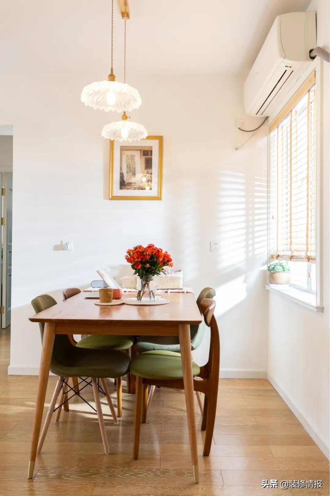 餐厅摆实木餐桌椅，用餐氛围精致情趣，生活过得有仪式！