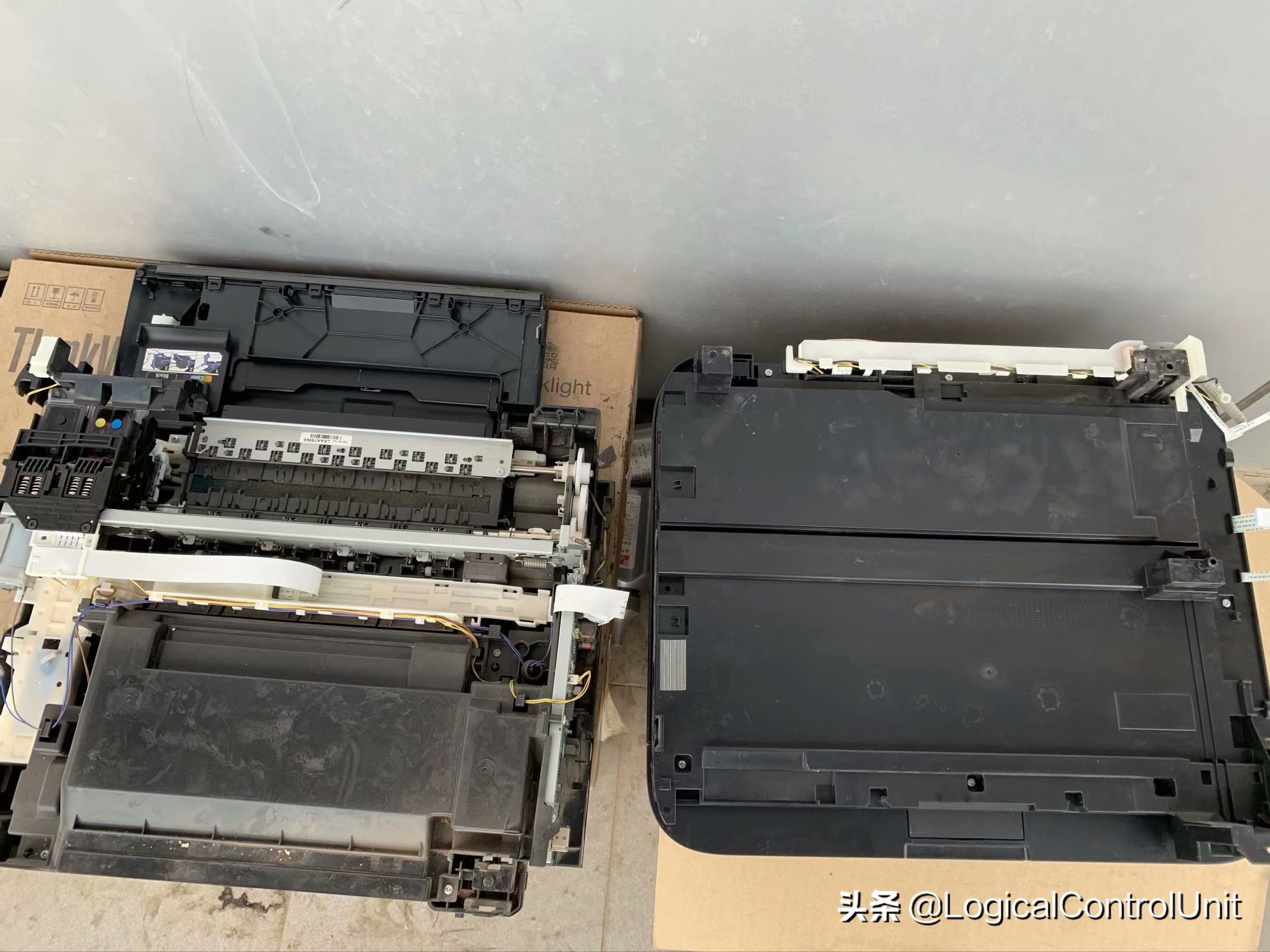 佳能彩色复印机拆机视频,佳能mx378打印机废墨仓拆卸