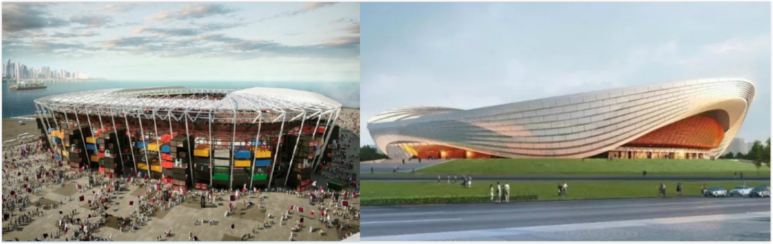 足球抵达赛场,足球抵达多哈