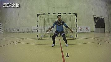 五人制足球守门员100个技巧,五人制门将防守站位