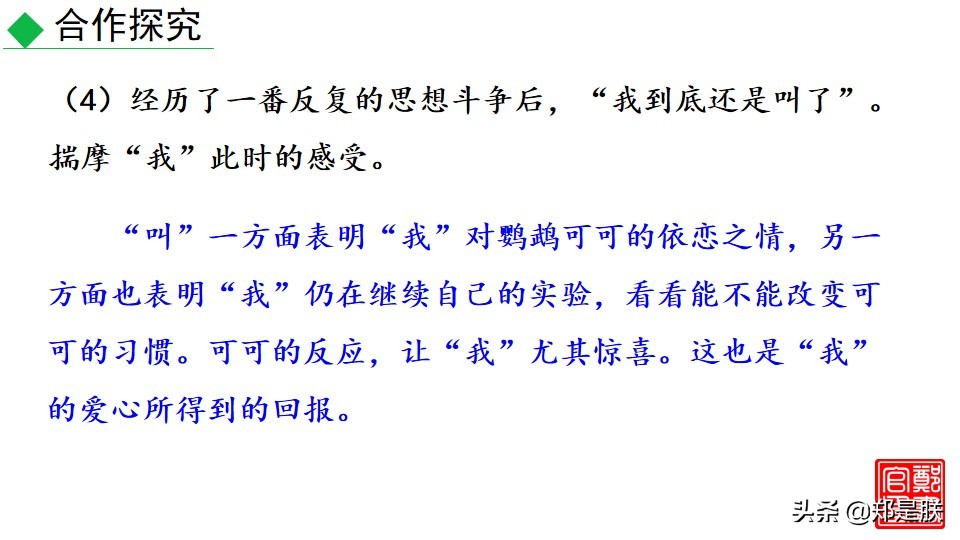 七上人教版第十七课动物笑谈课件,七上语文动物笑谈