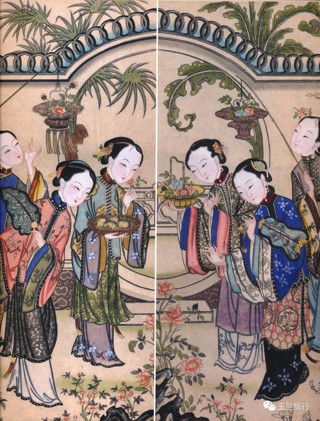 杨柳青木版年画传承及彩绘实践,100幅怀旧杨柳青年画欣赏