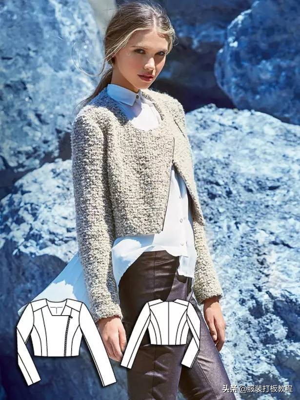 时装设计图手绘教程,服装制版图案大全