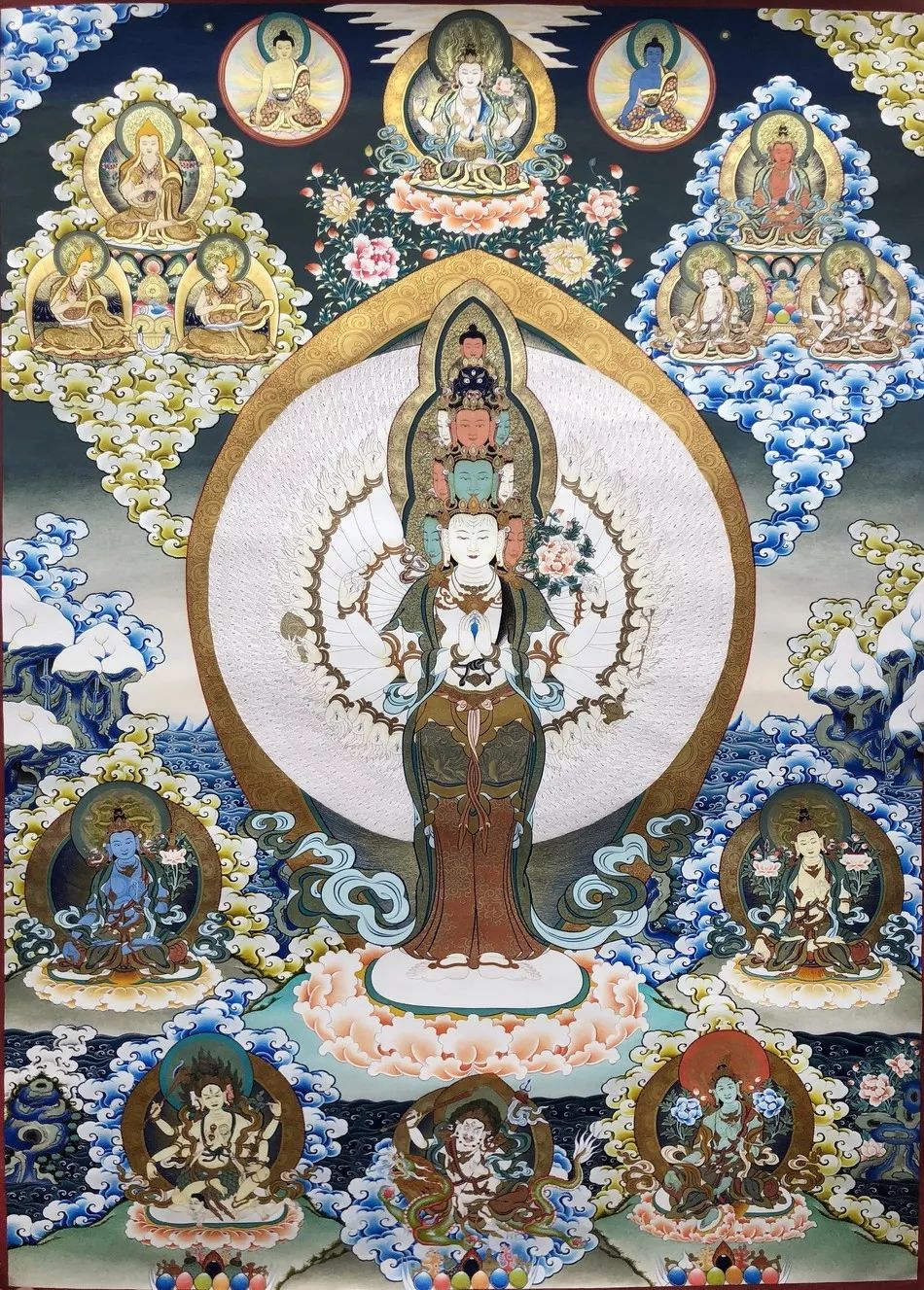 尼泊尔手绘唐卡和西藏唐卡区别,尼泊尔唐卡和藏区唐卡的价格