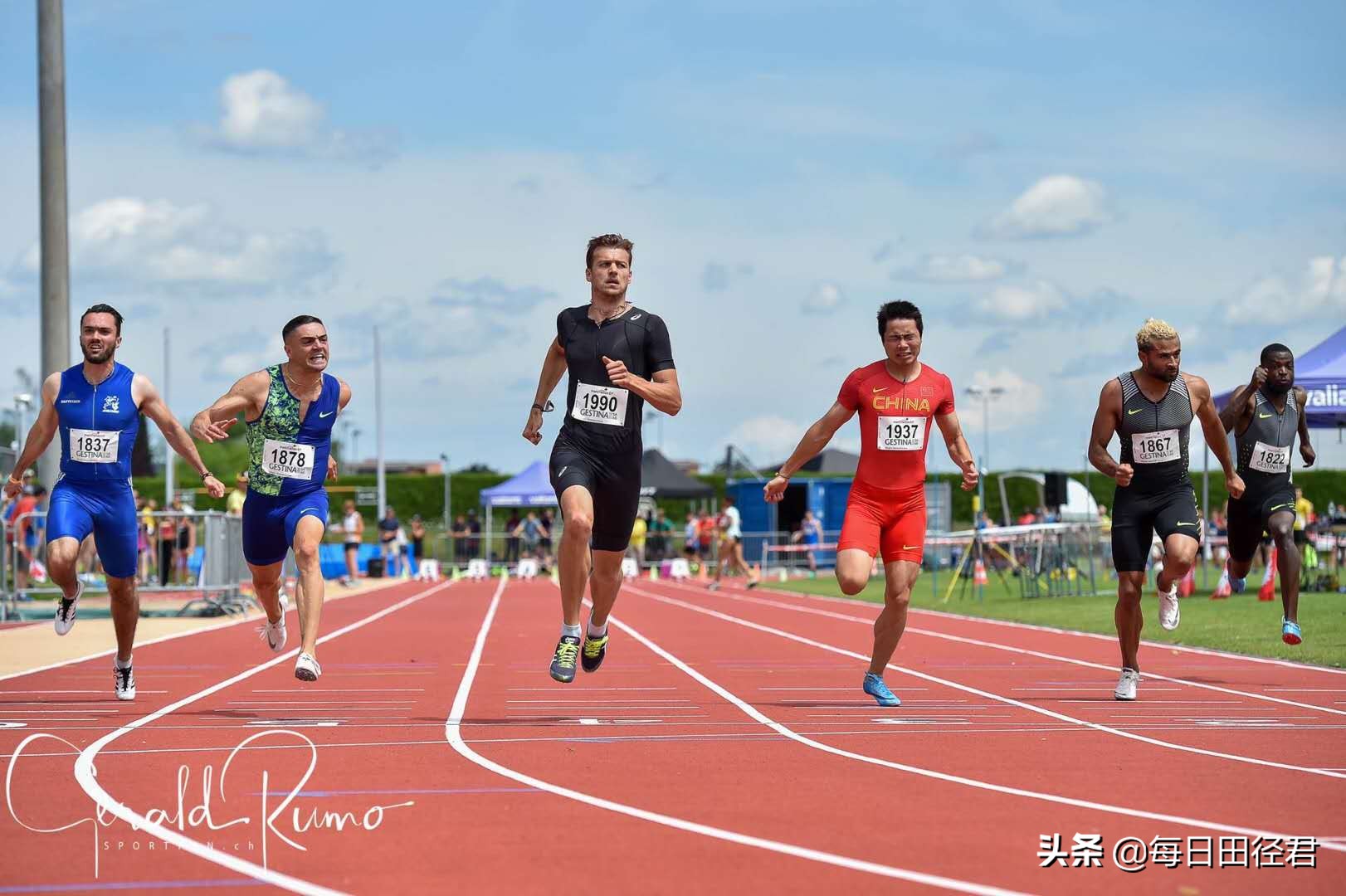 博尔特回头望月vs苏炳添,博尔特9秒58百米五虎