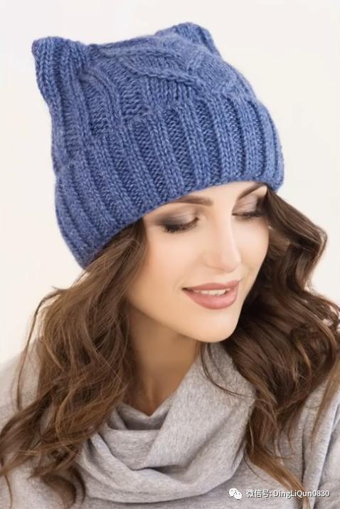 针织冬天的帽子,冬天针织帽子