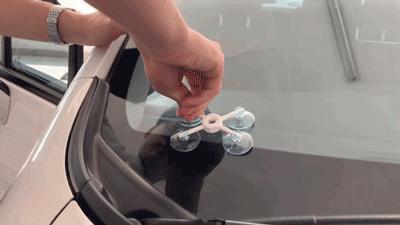 挡风玻璃被崩1毫米怎么修复呢,简单方法修复挡风玻璃