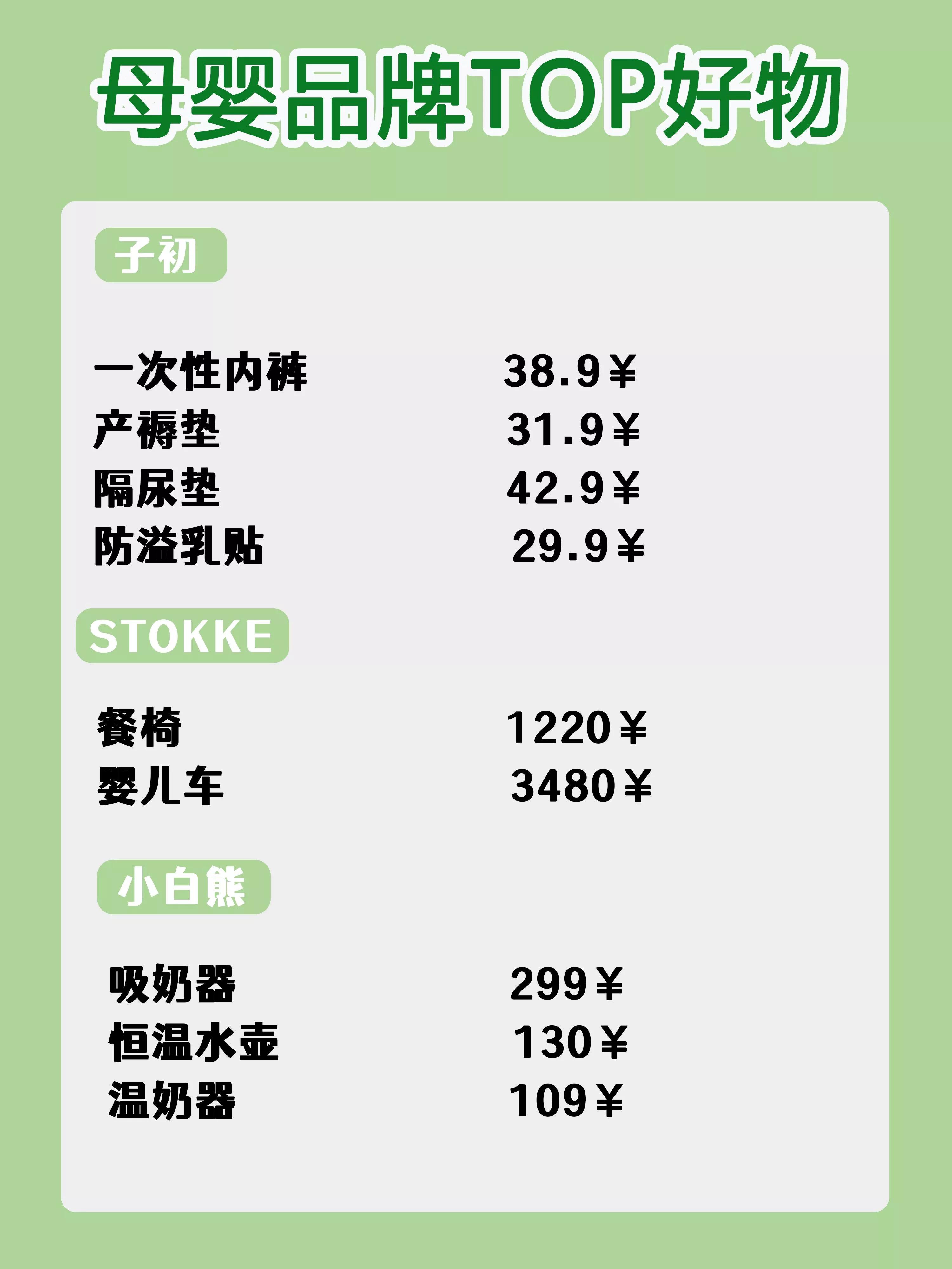 母婴好物爆款商品排行榜第一名,母婴好物推荐最新爆款前十名账号