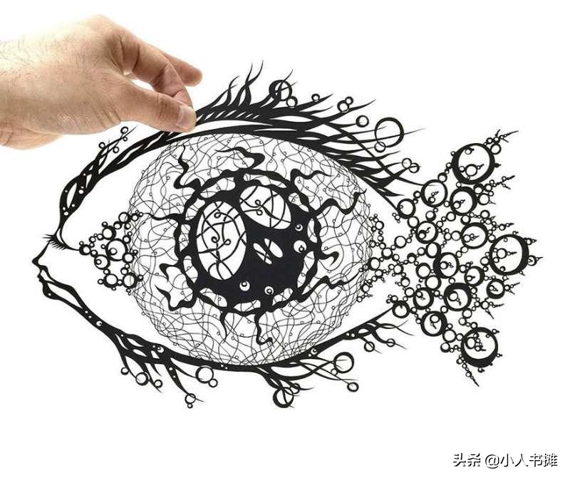 日本剪纸大神,龙猫剪纸手工制作