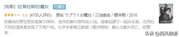 东野圭吾被翻拍过的影视剧,东野圭吾翻拍的电影哪些好看