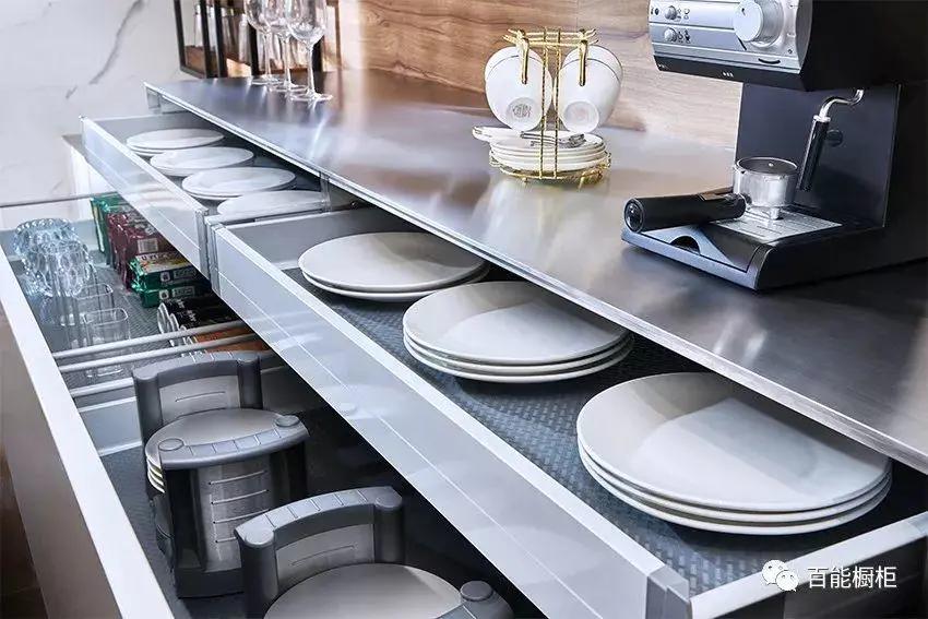 全屋定制百能不锈钢橱柜,全套不锈钢高端橱柜设计