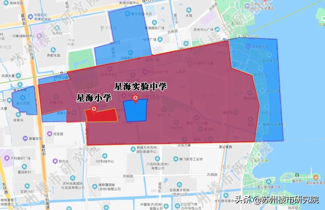 壕！园区顶级双学区降价了也买不起，预算500W都不够