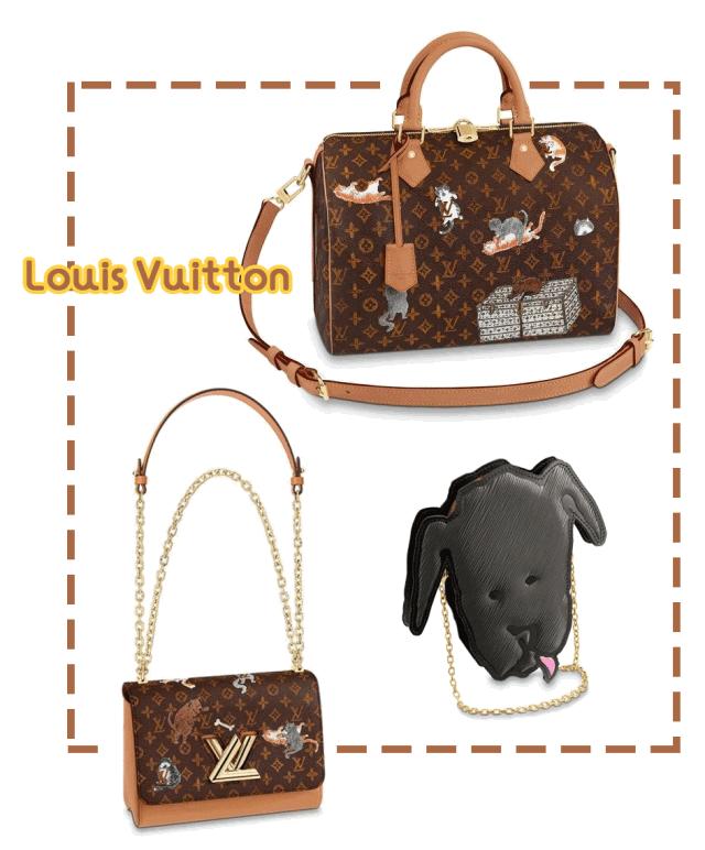 lv双肩包动物园,lv狗包