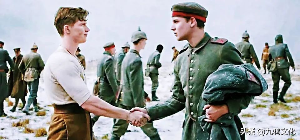 第一次世界大战德英士兵,世界大战英法德踢足球