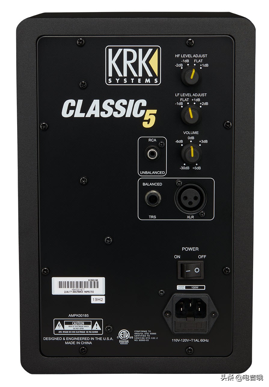 krkcl5监听音箱,krk音响功放