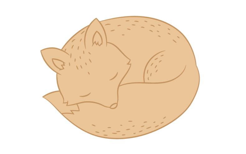 ai画一个蝴蝶,一只小狐狸怎么画