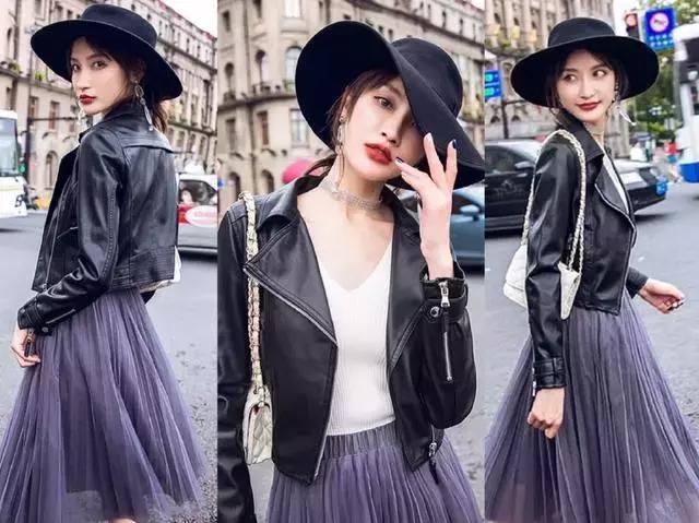 百褶裙的万能搭配随意就很好,夏天长款百褶裙的10种搭配方法