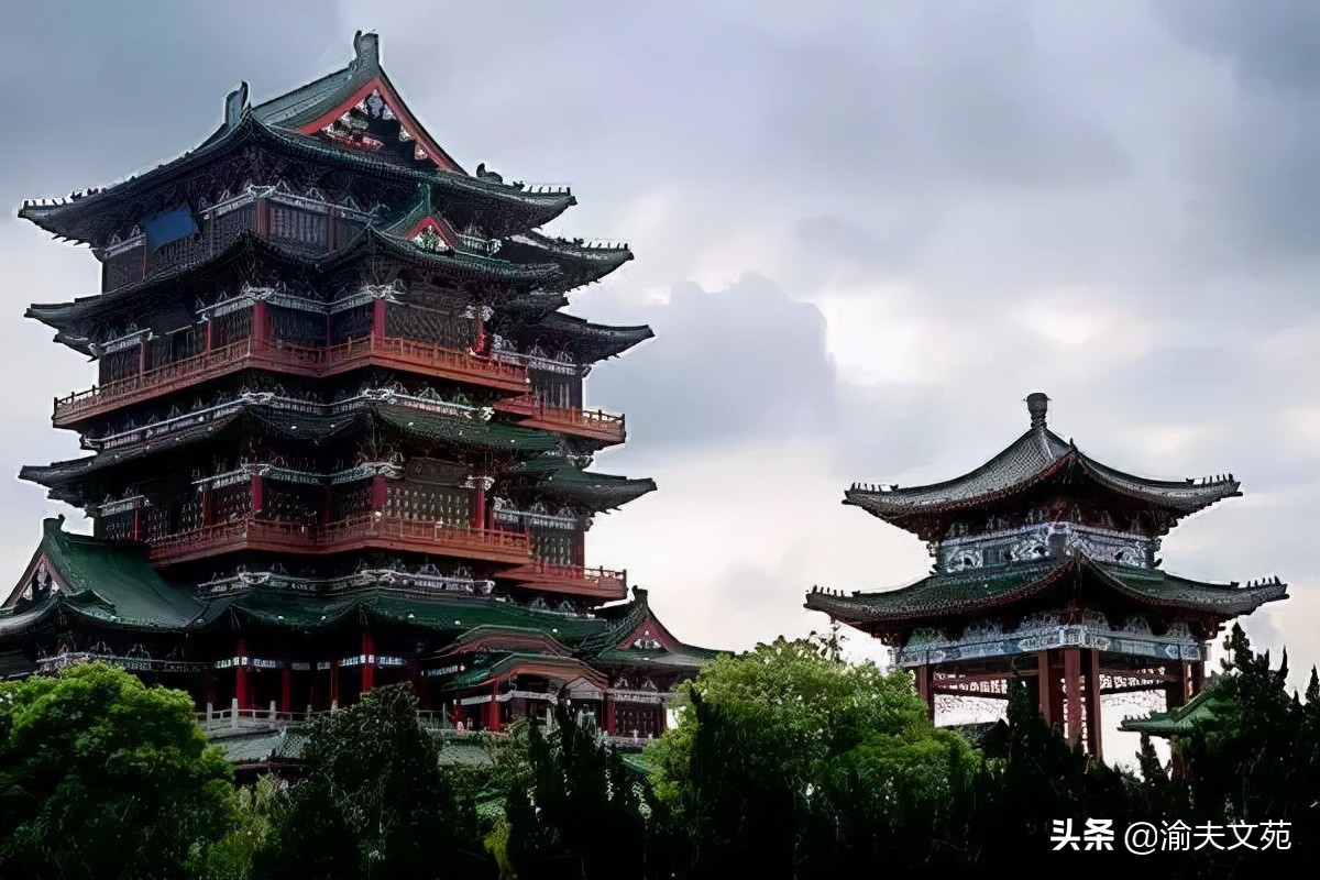 王勃重新游玩滕王阁,王勃笔下的滕王阁有多美