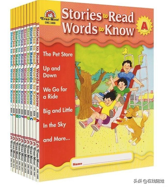 精品：美国40年历史教辅品牌Evan-Moor出品的小学英语阅读练习册