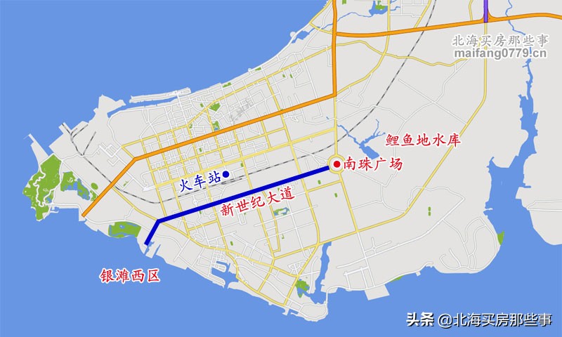 配套堪称全市之最新世纪大道渐露银海区第一大道风采