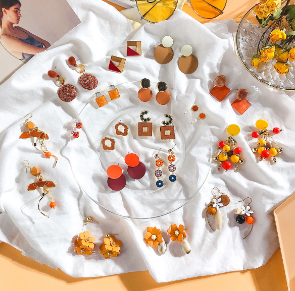 冬季单品耳环怎么搭配,春夏百搭精致耳环